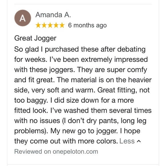 Peloton chic heavyweight joggers in purple with gold detailing, medium - Picture 8 of 13